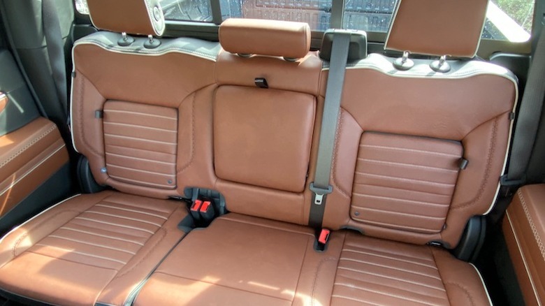 2025 GMC Sierra Denali Ultimate rear seat