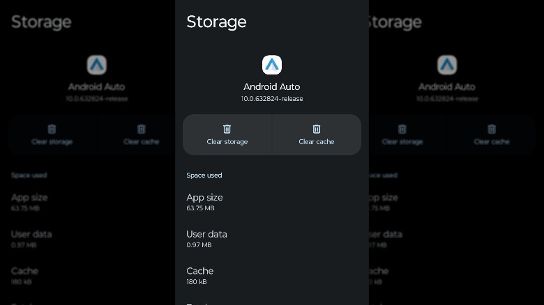 Android Auto storage