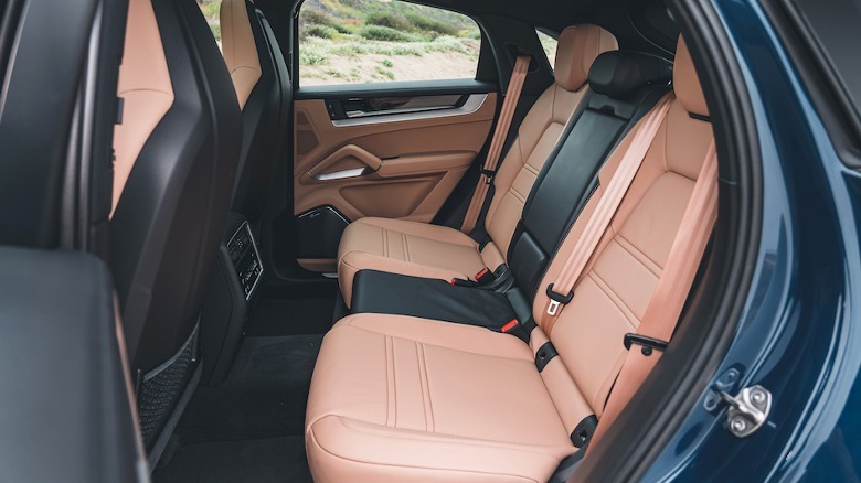 2024 Cayenne rear seats