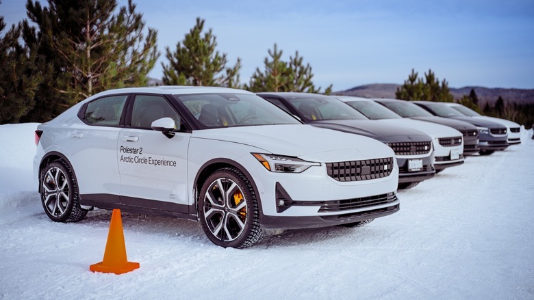 polestar 2 snow driving