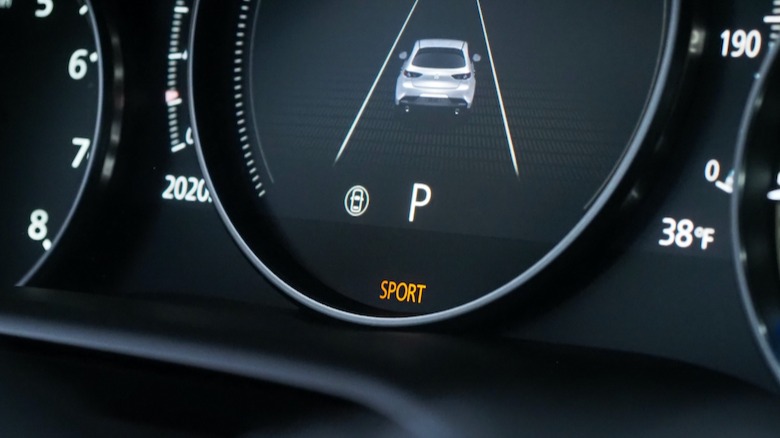 Sport mode display