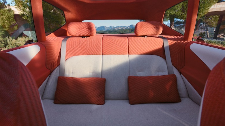 BMW Vision Neue Klasse X rear seats