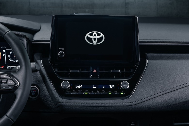 Toyota GR Corolla dashboard