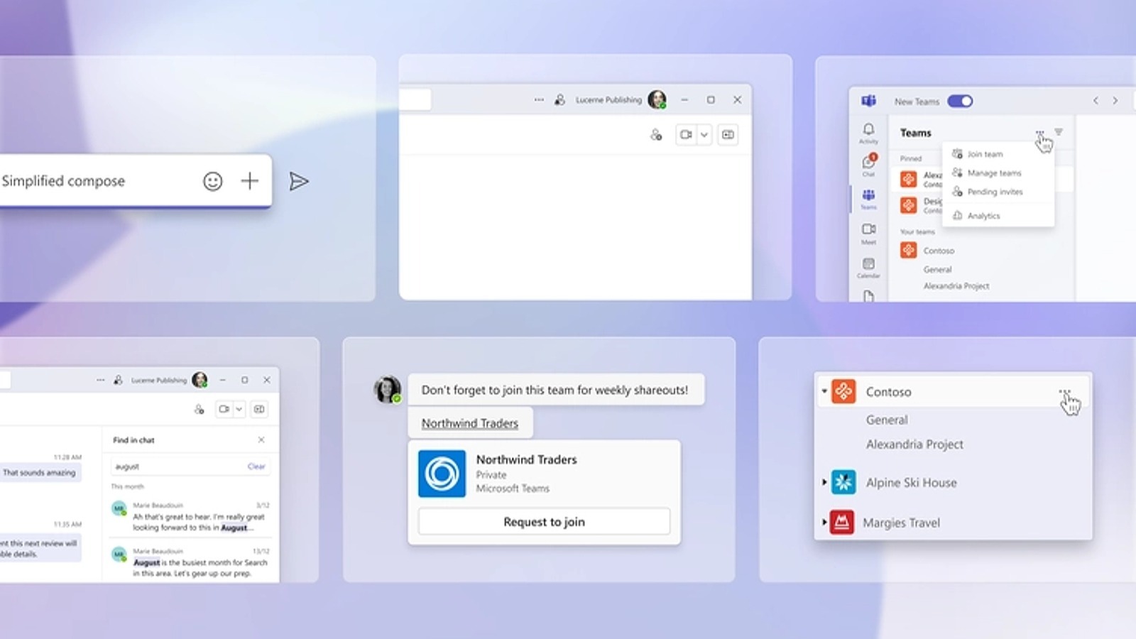 Microsoft Teams screenshots