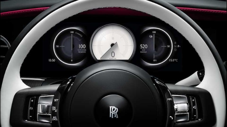 Spectre coupe dashboard