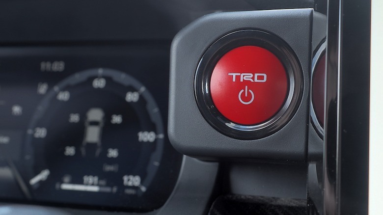 Bouton de démarrage TRD