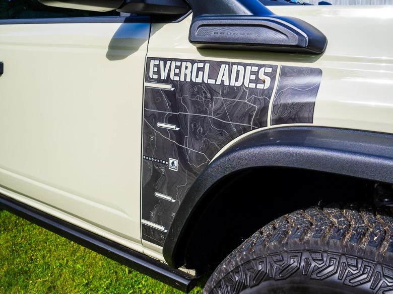 2022 Ford Bronco Everglades branding