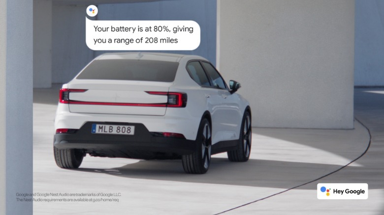 Google Assistant Polestar EV