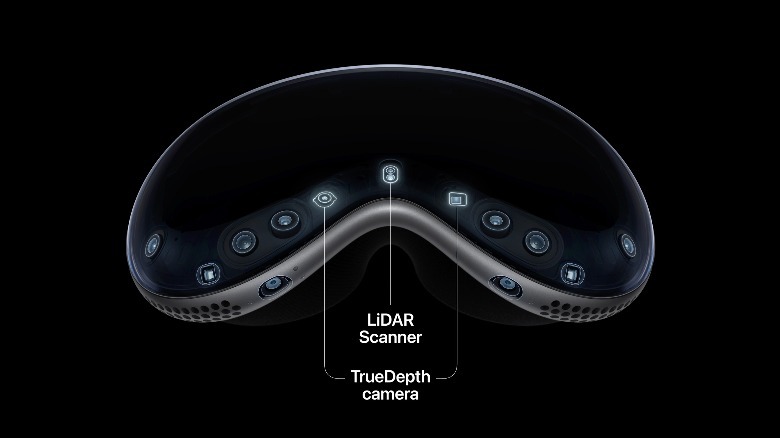 Camera inside Vision Pro