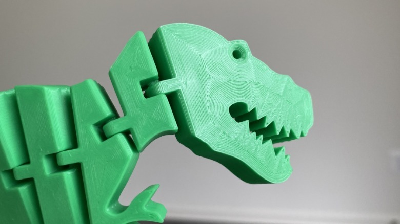 3d printed dinosaur