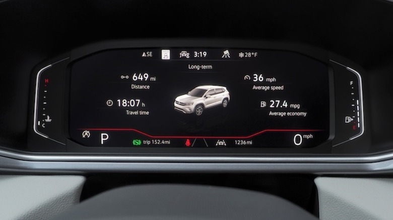 Taos instrument cluster