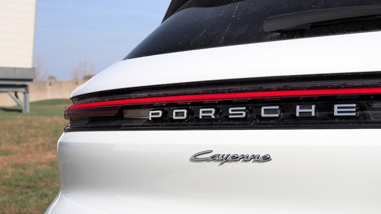 Porsche Cayenne rear badges