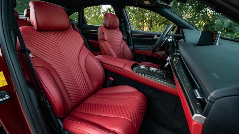 2022 Genesis G80 Sport seats