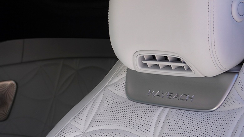 Maybach headrest