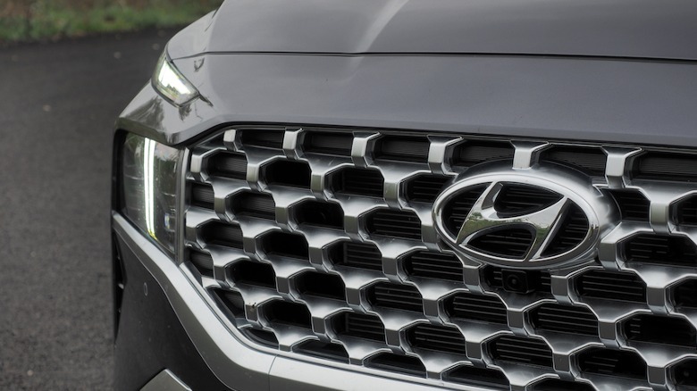 Grille and Hyundai badge