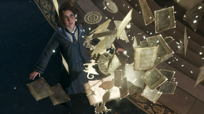 Wizard with exploding book