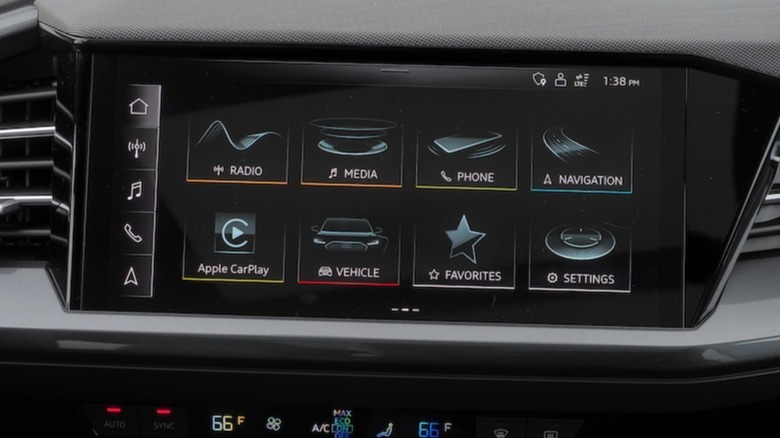 Infotainment touchscreen