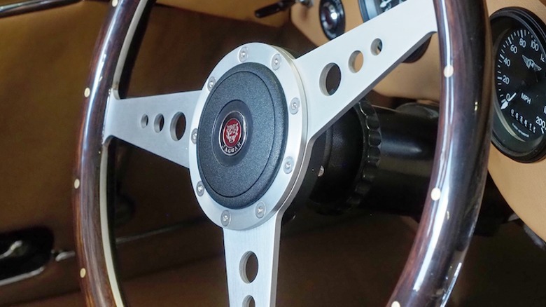 E-Type steering wheel