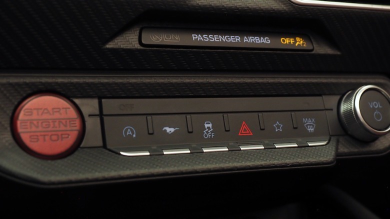 2024 Mustang controls