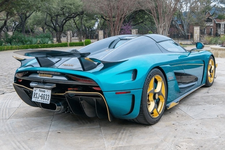 2021 Koenigsegg Regera parked rear end