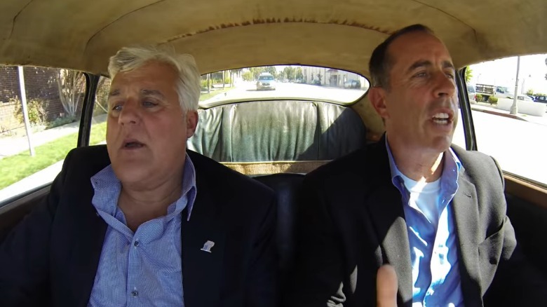 Jerry Seinfeld and Jay Leno in Porsche