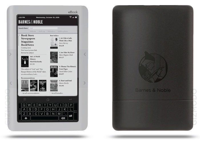 B&N Nook Ebook Reader Trademark Unearthed, Expected Later Today - SlashGear