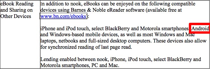 Barnes And Noble Prepping Android Winmo Ebook Apps Slashgear