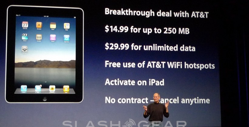 iPad 3G data plan the real star of Apple's show? - SlashGear