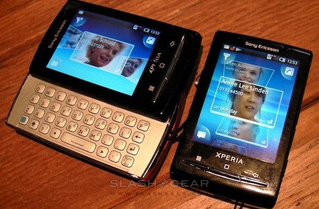 Sony Ericsson Xperia X10 Mini Mini Pro Hands On Slashgear