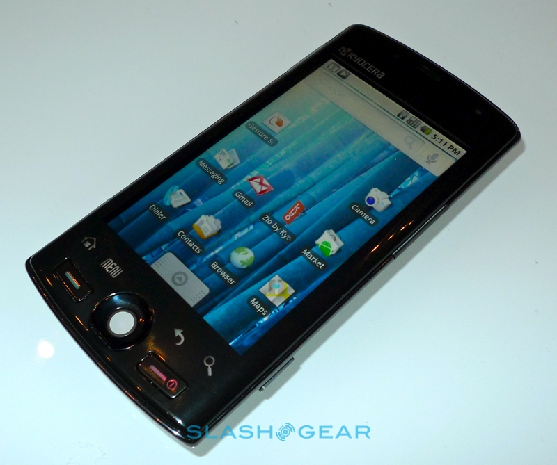 Kyocera ZIO Hands-On Video: Thin, Android 1.6 For Cheap Price Tag ...
