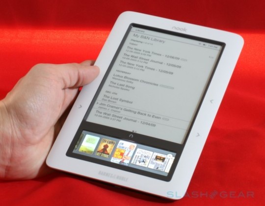 Barnes Noble Nook Lite Will Supposedly Feature Wifi Only Slashgear