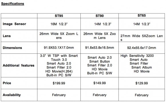 samsung smt800 specs