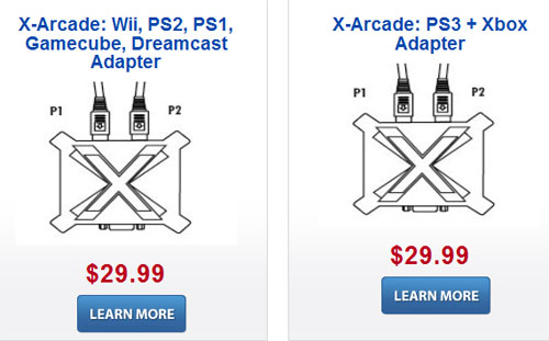 x arcade xbox adapter