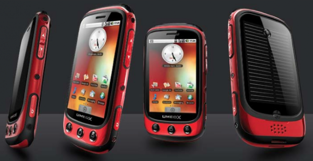 The Umeox Apollo Solar Powered Cell Phone With Android Slashgear