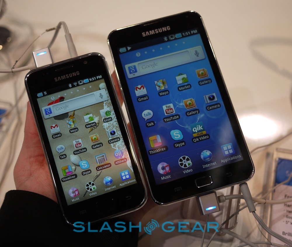 Samsung Galaxy S WiFi 5.0 hands-on SlashGear