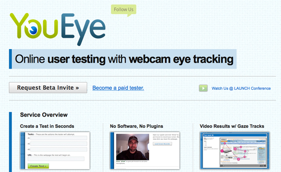 eye tracking test