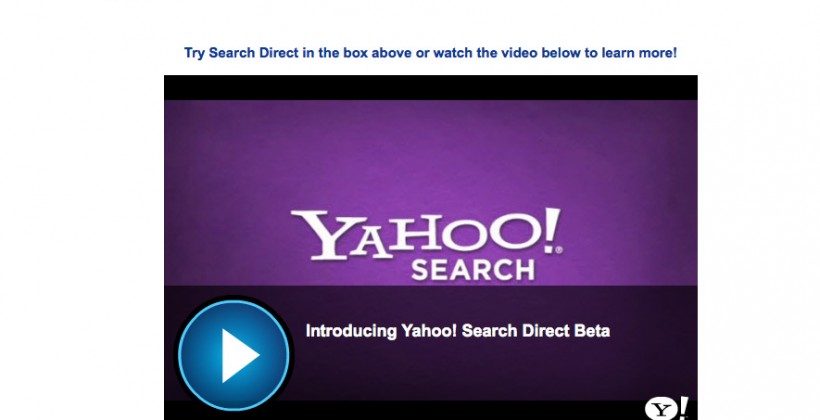 Yahoo Revamps With Search Direct, Instantaneous Search Results  SlashGear