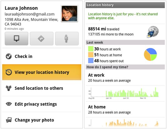 Track your Location History (and rate mink) in Google Maps 5.3 - SlashGear