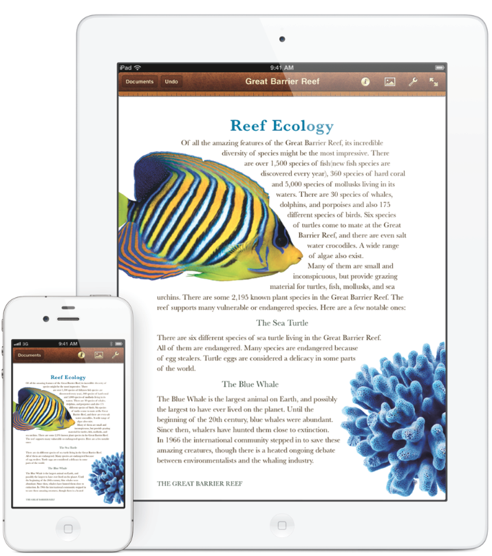 Apple iwork pages это