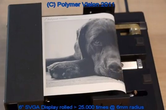 Polymer Vision 6″ rollable display demoed; Phone/tablet hybrid teased ...