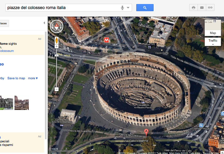 Карта google maps 3d