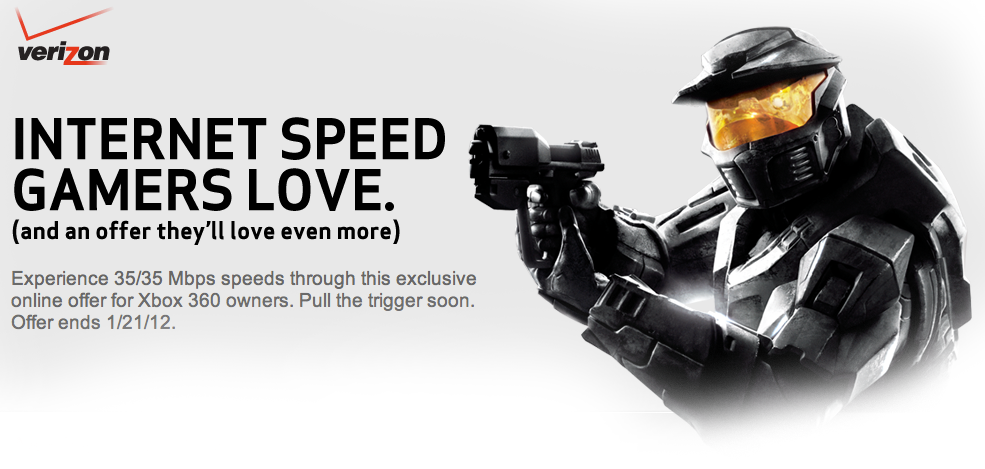 Verizon Fios Triple Play Offer Dishes Free Halo Anniversary And Xbox Live Gold Slashgear