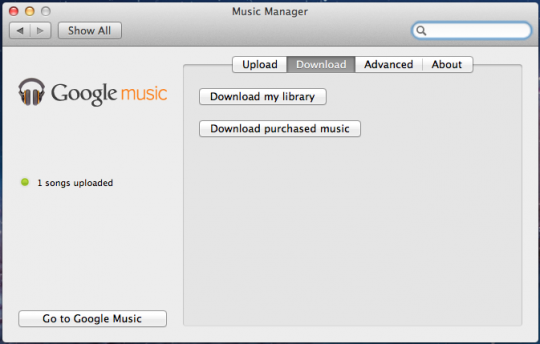 google music manager error