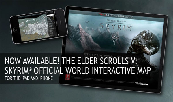 Skyrim Interactive World Map Skyrim interactive world map launches for iPhone and iPad   SlashGear