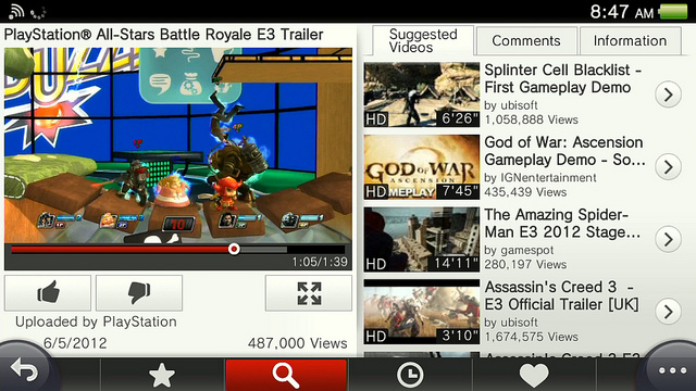 Ps Vita S Youtube App Arrives Slashgear