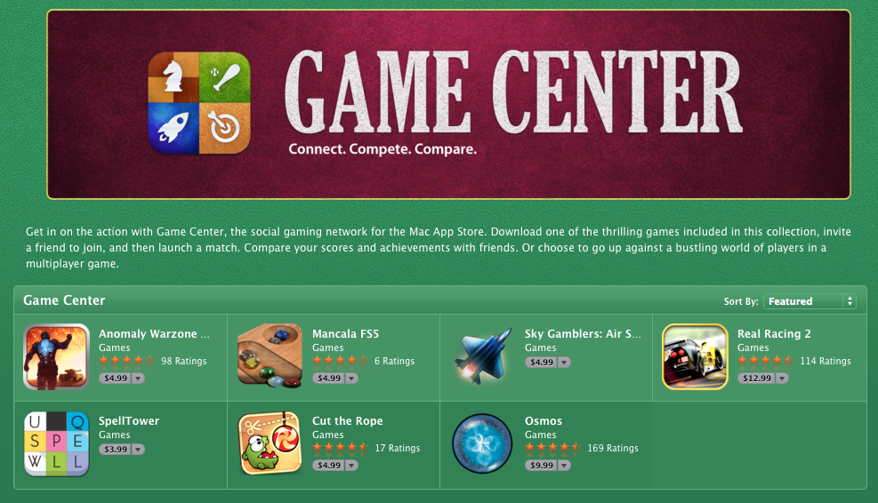 games for mac os x lion