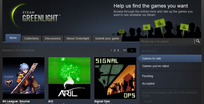 Steam Greenlight Launches With Hundreds Of Games To Vote For Slashgear