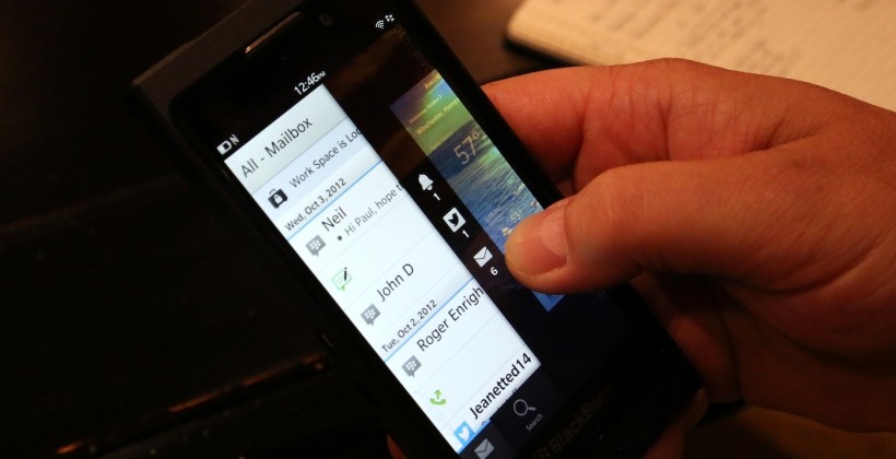 BlackBerry 10 Dev Alpha B phone teases full system - SlashGear