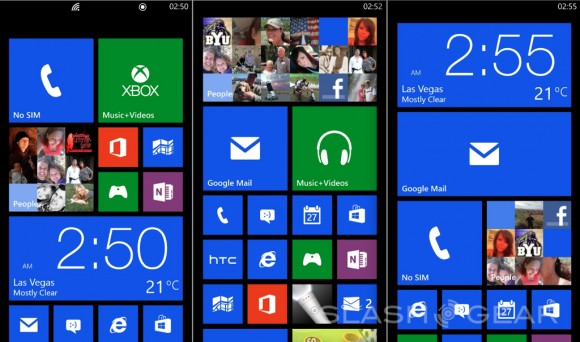 windows phone live tiles apps