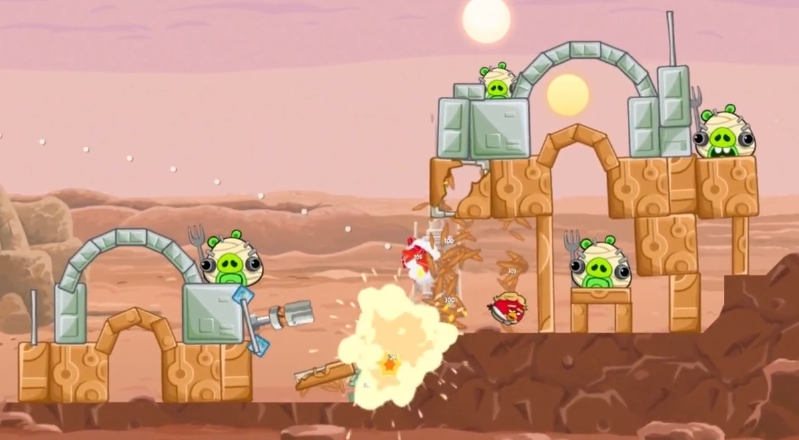 angry birds star wars game play